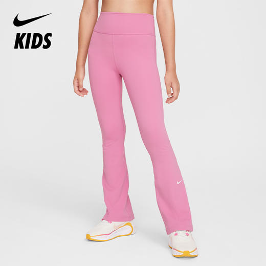 Nike One Dri-FIT 大童（女孩）速干喇叭紧身裤 FZ5609 商品图4