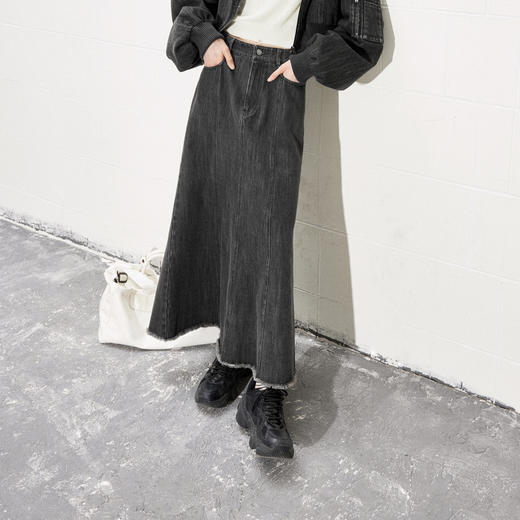 【商场同款】麦檬春秋牛仔长裙4F2140421 商品图2