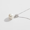 礼兰 月下煮雪S925银淡水珍珠吊坠12-13mm 项链 商品缩略图1