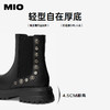 MIO米奥小众设计金属钮钉圆头厚底切尔西靴美拉德靴子女M245642022 商品缩略图4