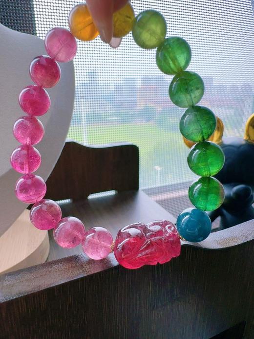 35.4g 10mm 碧玺手链 商品图3