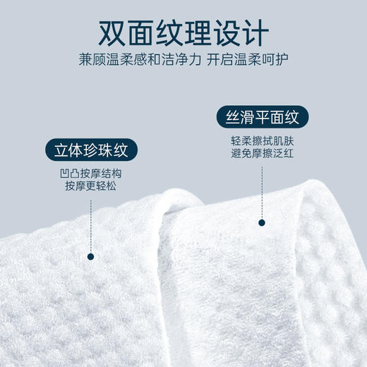 【家庭装220抽/包】珍珠纹 悬挂抽取式加厚一次性洗脸巾 更吸水更亲肤 商品图2