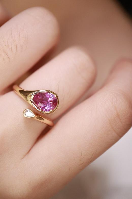 1.19ct 帕帕拉恰戒指 商品图5