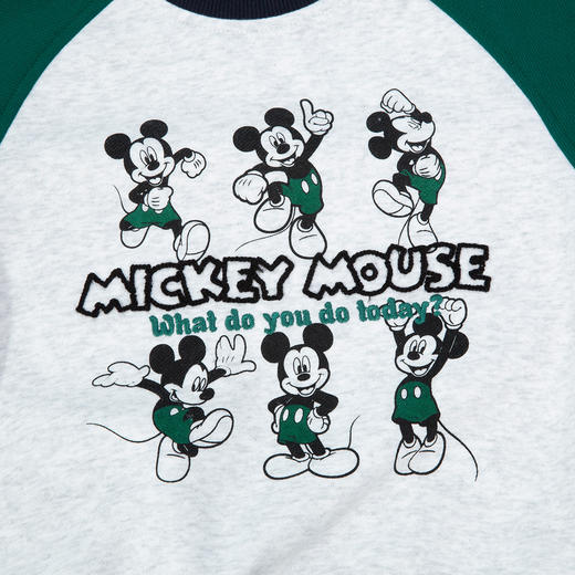迪士尼宝宝（Disney Baby）童装男童套装潮酷米奇卫衣套装舒适保暖24年秋新品MQ115 商品图6