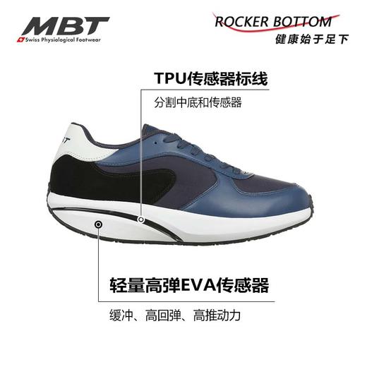 MBT足健康鞋男厚底经典休闲鞋 纠正走路姿势 足弓支撑缓震 SANDO 商品图3