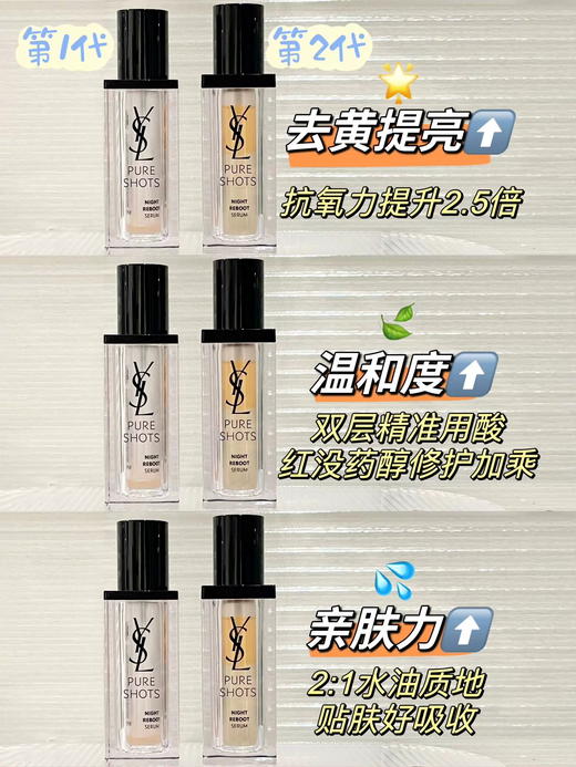 YSL/圣罗兰夜皇后精华30ml/50ml 夜间熬夜修复提亮焕肤保湿补水滋养 商品图7