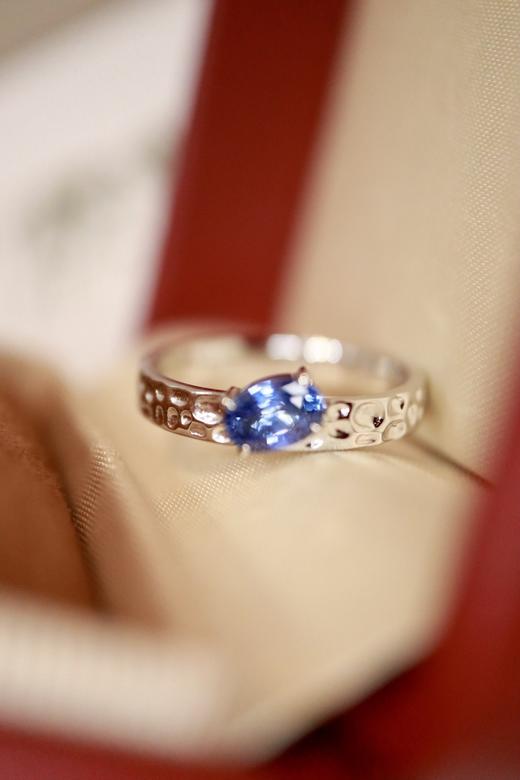 0.58ct 蓝宝石戒指 商品图0