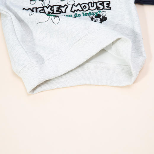 迪士尼宝宝（Disney Baby）童装男童套装潮酷米奇卫衣套装舒适保暖24年秋新品MQ115 商品图8