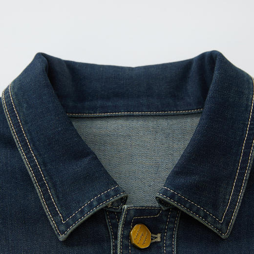 谜底牛仔连体裤女2024秋季新品复古风时髦宽松直筒长裤243MK1113 商品图3