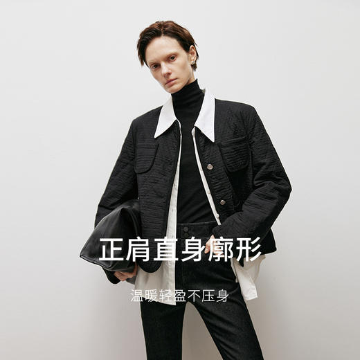 【商场同款】麦檬冬短气质精致小香风棉服5EA180501 商品图1