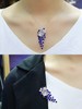 523149 皇家蓝蓝宝石胸针/吊坠 石重：7.27ct，总重：10.71g，钻石：0.12ct/12颗 18K白金，真金真钻石 超值价：24280 商品缩略图4