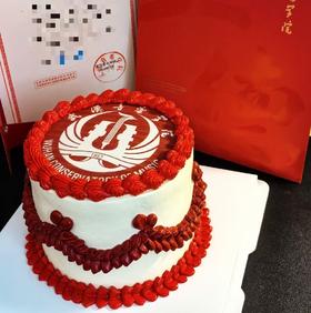 【优品系列】---图中校徽可更改【校徽】入学、毕业蛋糕