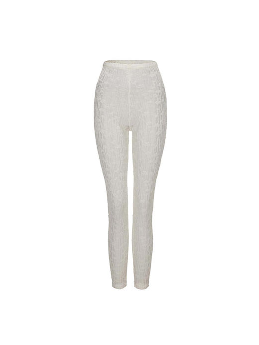 【云端芭蕾】绵羊毛肌理微透打底长裤 商品图4