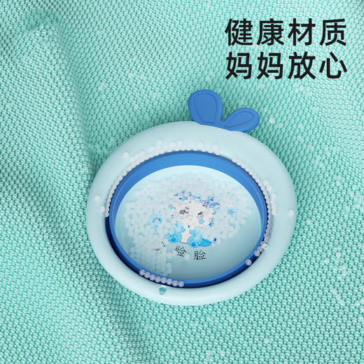 婴儿折叠脸盆3件套可悬挂洗脸脸洗脚脚洗屁屁儿童小盆子卡通可爱D-HESY 商品图1