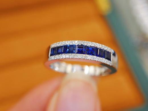 1.10ct 3.59g 蓝宝石戒指 商品图1