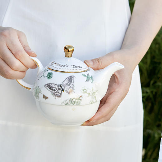 大英博物馆 博物志系列 蝴蝶下午茶杯壶礼盒套装 高颜值 赠朋友闺蜜 骨瓷 商品图3