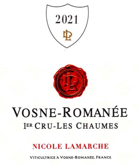 「跨境」2021 乐马士酒庄沃恩罗曼尼芍魅红葡萄酒 Nicole Lamarche Vosne Romanee 1er Cru Les Chaumes 商品图0
