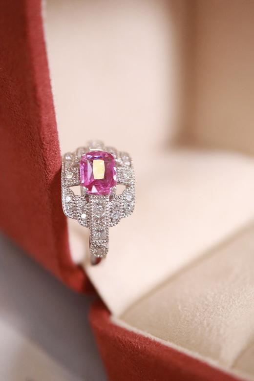 1.1ct 蓝宝石戒指 商品图0