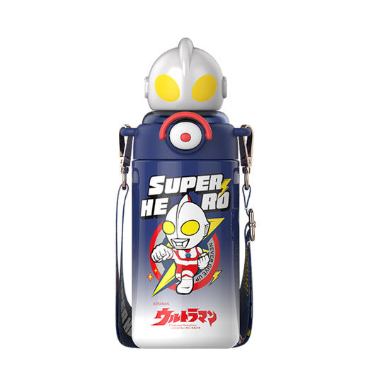 儿童保温杯316不锈钢大容量吸管杯学生高颜值便捷斜跨水壶_ym 商品图4