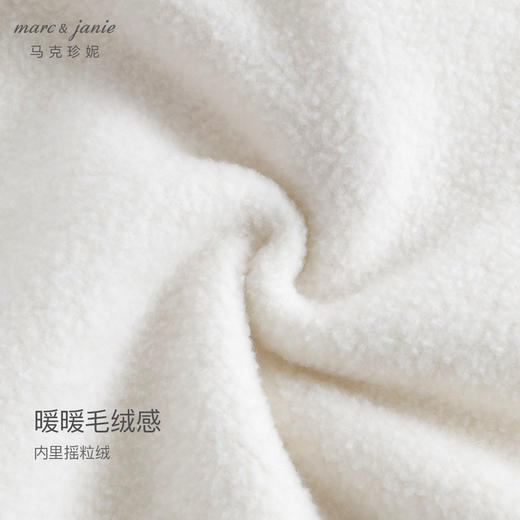 马克珍妮男女童加绒保暖半高领卫衣儿童宽松加厚上衣冬款241625 商品图4
