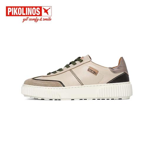 【Pikolinos】 B3F | 派高雁秋季多材质拼接深口平底拼色休闲板鞋PL241901 商品图2