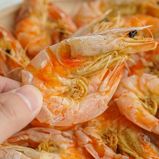 【活虾烤制 鲜香酥脆】烤虾干 250克/袋 肉质紧实 鲜活海虾制作 每一只虾都是天然海味~没有防腐剂 收到建议冷冻保存 商品图3