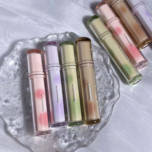 【水灵灵的冰茶果感镜面唇釉】HERORANGE~夏日氛围直接捏了，冰茶果感镜面唇釉素颜黄黑皮也很合适，持久不易掉色水光透明圆管玻璃唇彩女QQ 商品图1