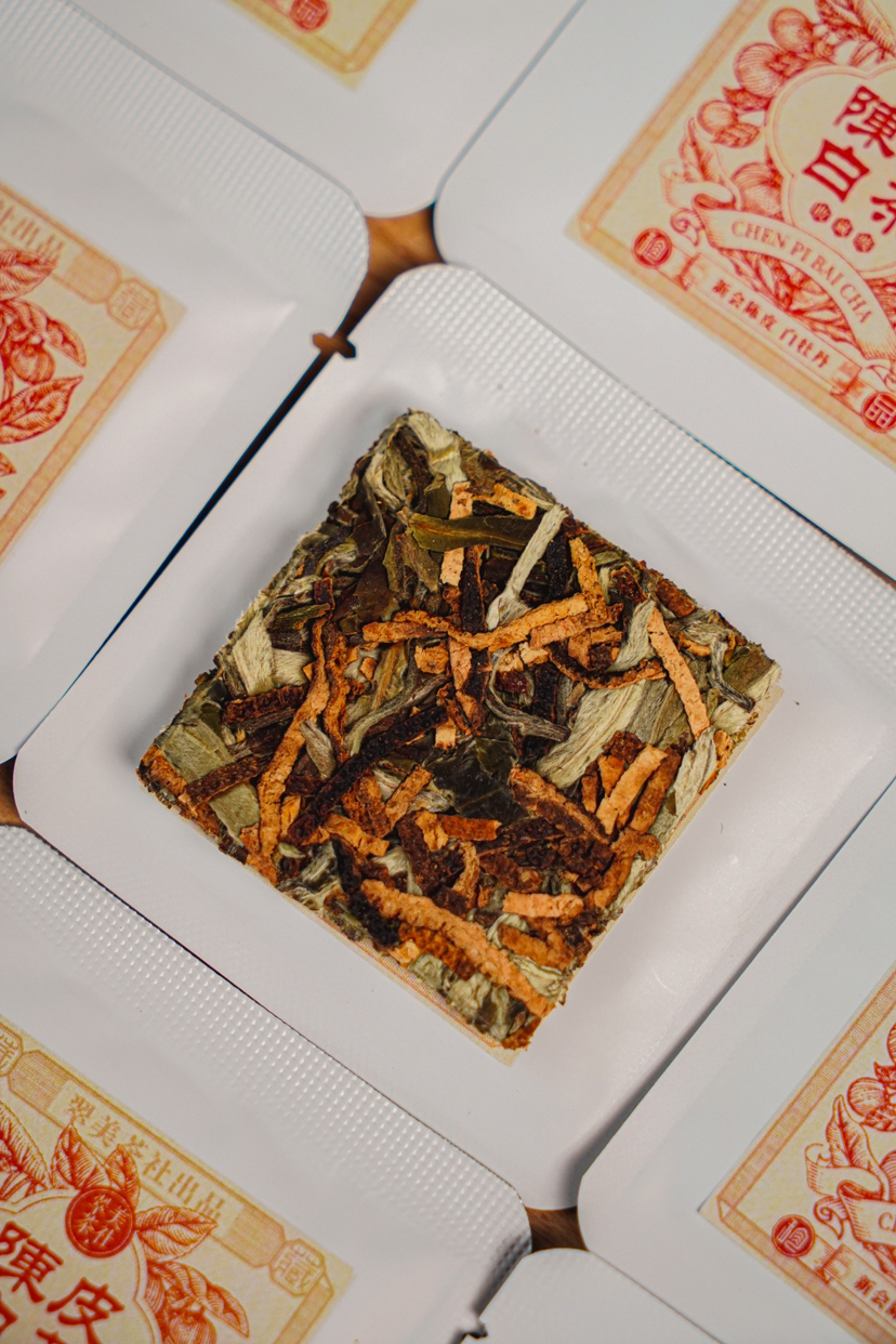 原料升级！牡丹王级别【陈皮白茶】迷你小饼，1+1大于2的美妙滋味碰撞！