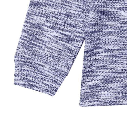 T1653秋季新款时尚撞色套头圆领长袖宽松潮牌 商品图4