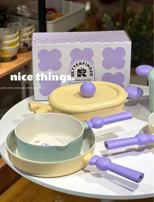 美炸天!韩国KR进口Neoflam新概念betterfinger系列马卡龙锅具 商品图5