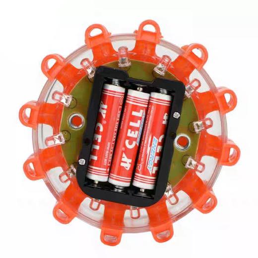 LED新款交通安全警示灯爆闪路障灯频闪路障磁吸工作灯 商品图1