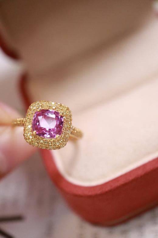 1.34ct 蓝宝石戒指 商品图5