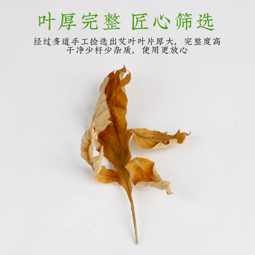陈年干艾叶神农宛500g洗澡泡脚专用 商品图2