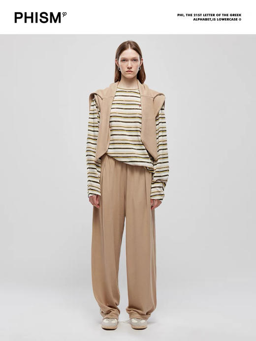 条纹圆领长袖T 商品图0