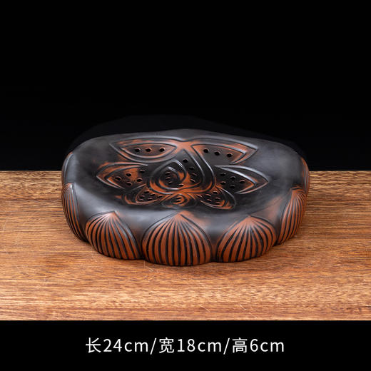 新款【红砭石莲花坐灸】砭石私密紧致灸美容院专用家用莲花坐灸经络能量罐美容院艾灸器 商品图10