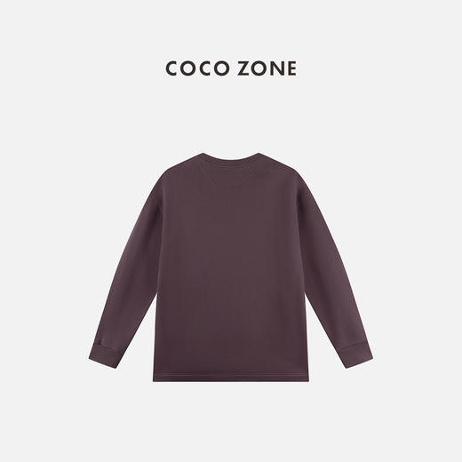 COCO ZONE 设计感拼接圆领卫衣简约休闲长袖上衣CC2C1783 商品图1