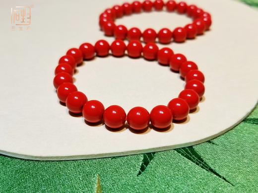 天然朱砂圆珠手链(8mm) 商品图4
