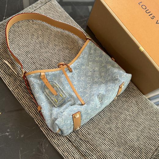 海扣！LV|六月新款浅色丹宁牛仔Carryall（送全套包装）顺丰包邮 商品图9