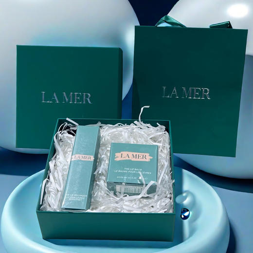 【全球购*部分规格送礼盒礼袋拉菲草】LA MER海蓝之谜唇部精华7ml唇蜜+海蓝之谜润唇霜5g/9g·现货速达 商品图8