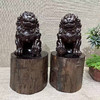 精雕狮子°拆房老料摆件（对） 商品缩略图0