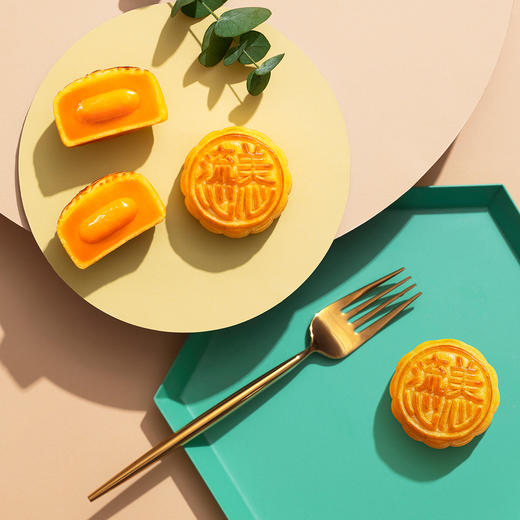 【直播】香港美心流心奶黄月饼礼盒360g/盒  2024新款广式中秋礼品 商品图3