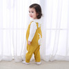 春宝宝背带裤秋纯棉哈衣0一3岁婴儿连体衣儿童毛线连体爬服冬衣服 商品缩略图0
