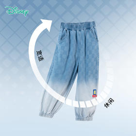 【商场同款】Disney/迪士尼格子渐变牛仔长裤XD1DK022