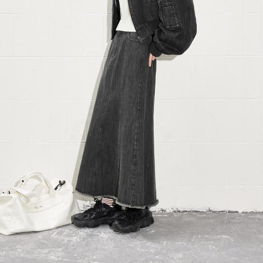 【商场同款】麦檬春秋牛仔长裙4F2140421 商品图4