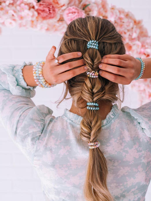 【TELETIES】时尚两用手环发圈（定制款2支/M) 商品图2