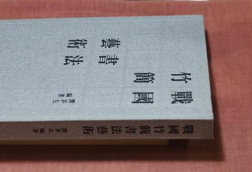 《战国竹简书法艺术》，8开，布面精装，濮茅左著，铜版彩印，中西书局2020年一版一印，定价680，售价258元。品95成。 商品图1