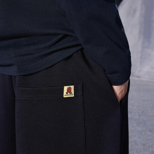 YKYB新款趣味蜜蜂斜纹肌理百搭直筒卫裤休闲裤 商品图4