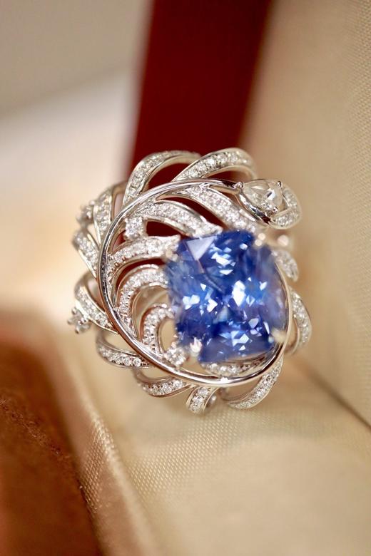 5.06ct 蓝宝石戒指 商品图3