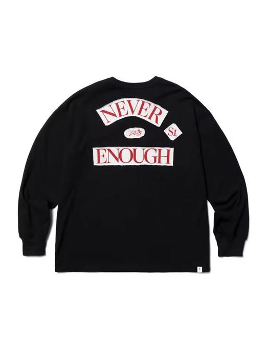 SUPERTOFU(SPTF)/JY-AW24-T037/复古排版风格 螺纹袖口 长袖T恤 商品图3