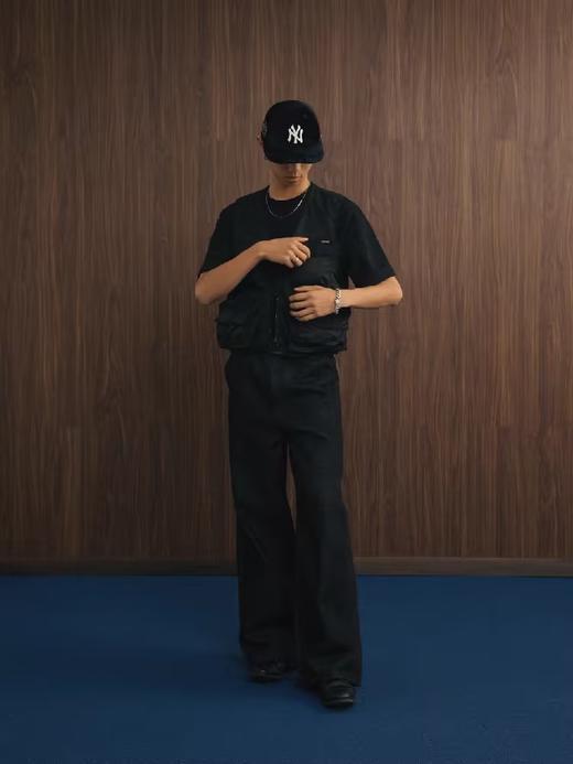 SUPERTOFU(SPTF)/MKS-AW24-J156/多口袋 短款 尼龙拉链马甲 商品图1